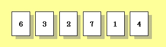 図1：整列前のカード――第51回の図1と同じ