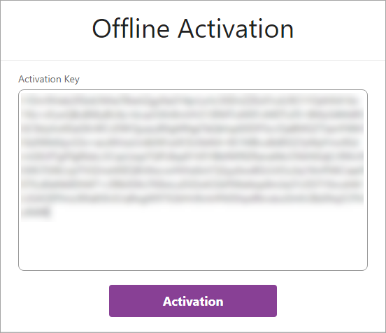 Pasting Activation Key