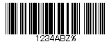 Ansi39 barcode