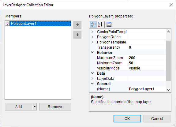 Map LayerDesigner Collection Editor