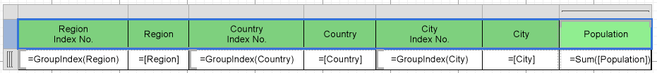 Group Number in Tablix data region