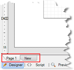 Page tabs