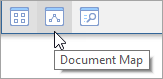 Document Map button in the sidebar pane