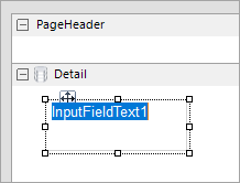 InputFieldText in Edit Mode