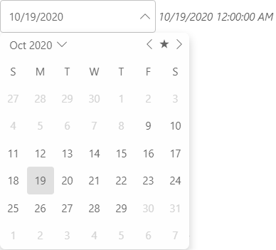 Date Range in DatePicker control