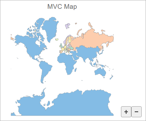 MVC FlexMap with color scale in layer