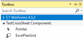 ExcelFlexGrid in Toolbox