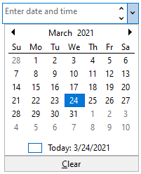 Placeholder in DateEdit.