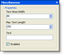 click the miscellaneous settings button
