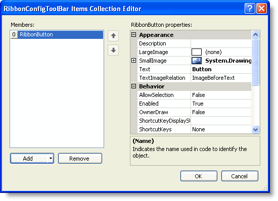 configuration items collection editor