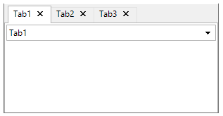 Tabs arranged in near alignment