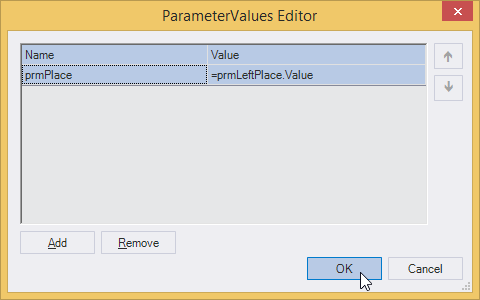 Parameter Values Editor
