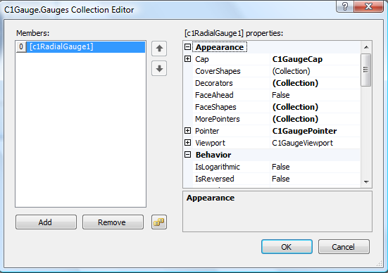 Gauges Collection Editor