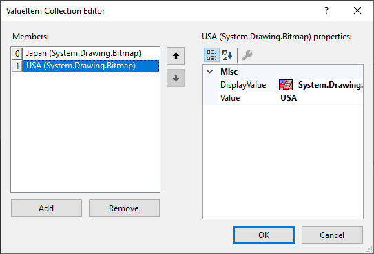 ValueItem Collection Editor