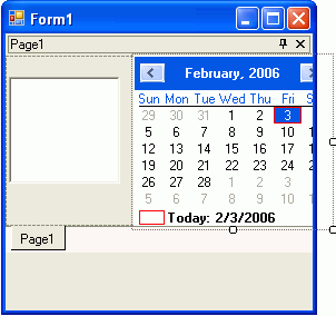 Form with Calendar