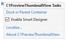 Smart tag for ThumbnailView