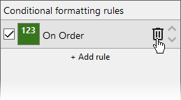 Deleting a rule at runtime