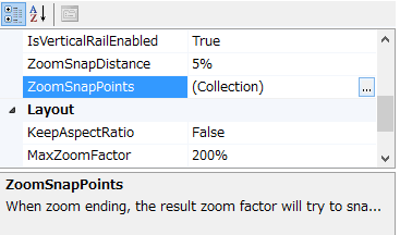 adding zoom snap points