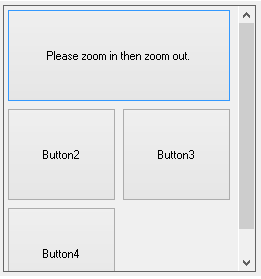 flowlayout panel having zoom policy