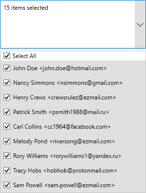 WPF MultiSelect showing selectall check box
