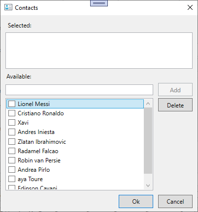 Add Contacts in WPF Scheduler Appointment Dialog