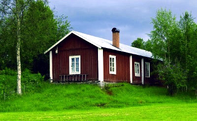 Image of a house after applying autolevel