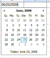 ASP.NET AJAX extender date-calendar cell