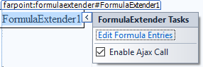 Edit Formula Entries