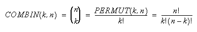 COMBIN Equation
