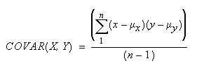COVAR Equation