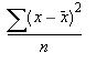 VAR.P Equation