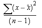 VAR.S Equation
