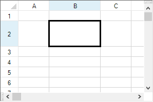 Example of Row Higher and Column Wider