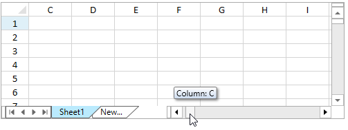 An image displaying scrolling tooltip in a spreadsheet